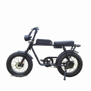 Bicicleta Eléctrica <span class=keywords><strong>Moto</strong></span>-style Seat <span class=keywords><strong>Super</strong></span> Power <span class=keywords><strong>73</strong></span> con Neumáticos Anchos, E-bike, Bicicleta Electrónica - Product Image 4