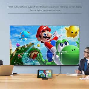 스위치 5 1 멀티 포트 <span class=keywords><strong>USB</strong></span> Playstand 4K 비디오 1080P 출력 TV 모드 도킹 스테이션 교체 닌텐도 스위치/라이트 - Product Image 2