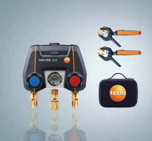 ब्लूटूथ डबल वे वाल्व सेट बड़े डिस्प्ले के साथ टेस्टो 550i इंटेलिजेंट डिजिटल रेफ्रिजरेशन गेज - Product Image 6