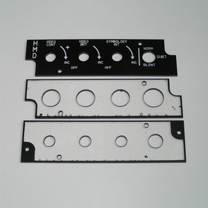 Chất lượng cao in lụa <span class=keywords><strong>CNC</strong></span> cắt tùy chỉnh tấm nhựa màn hình cảm ứng chuyển đổi Acrylic Bảng điều khiển phía trước - Product Image 3