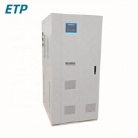 Stabilisateur de tension triphasé CE 100 kVA/200 kVA/300 kVA SVC SBW à commande par servomoteur, régulateur AC avec écran LCD, en cuivre, 380 V