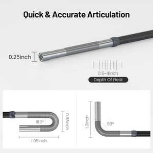 हल्के 5-इंच आईपीएस एंडोस्कोप निरीक्षण कैमरा के साथ दो-तरफा स्पष्ट बोरस्कोप निरीक्षण कैमरा - Product Image 3