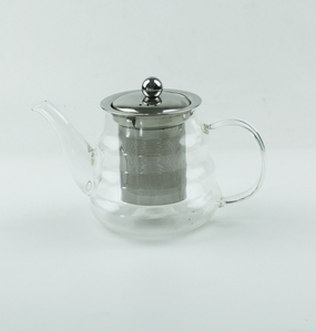 Cafetière <span class=keywords><strong>individuelle</strong></span> en verre borosilicaté de 650ml avec <span class=keywords><strong>filtre</strong></span> infuseur réutilisable en acier inoxydable pour feuilles de thé en vrac - Product Image 5
