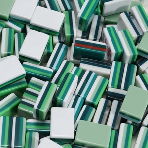 Miss Mahjong Tiles Mat Masters <span class=keywords><strong>Golf</strong></span> American Mahjong Tiles Oh My American Set Racks and Pushers White Lotus Luxury Mahjong Tile - Product Image 2