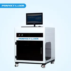 Perfetto laser CCD macchina fotografica foto immagine prezzo di fabbrica 2D incisione laser 3D incisore macchina etching per cristallo e vetro interno