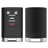 Télécommande de coffre à 4 boutons 315MHZ pour Chevrolet Corvette 2008 + Smart Key M3N5WY7777A PN 25926479 25926480