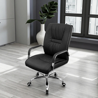 Chaise de bureau pivotante moderne en cuir, chaises de direction, chaises de luxe, ensemble de meubles en PU, personnalisation d'usine, vente en gros