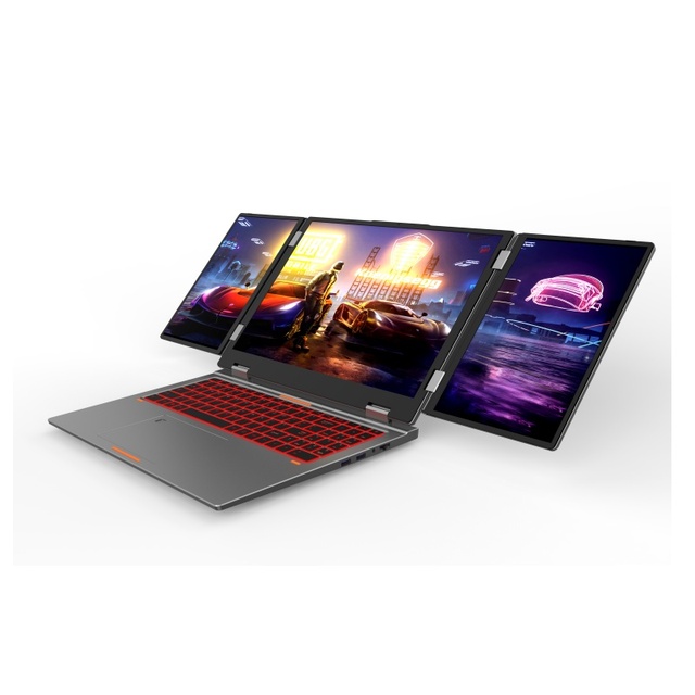 2025 Three-screen Laptop PC 16 Inch Support (dual Graphics) I7-12th Windows 10/11 WIFI6 RJ45 Notebook 5000mAh for Home & Student