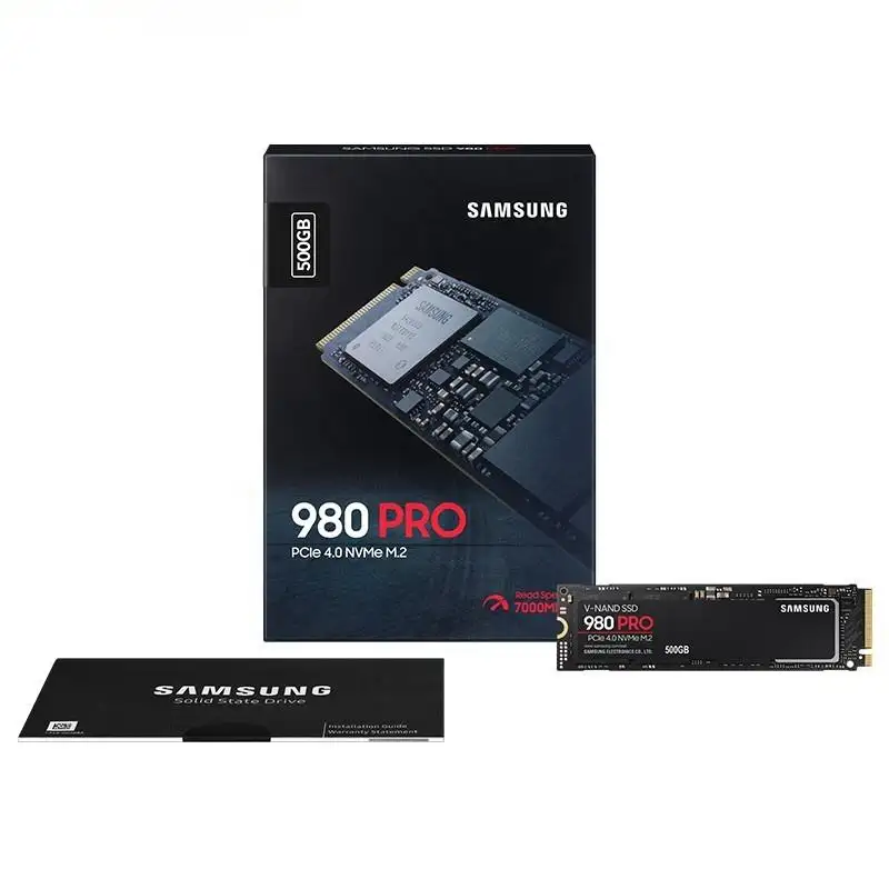 Samsung 980 PRO 500GB M.2 antarmuka PCIe Solid State Drive 100% pabrik asli untuk aplikasi Laptop