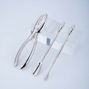 En gros 3pcs En Alliage De Zinc Multifonctionnel Crabe Manger Outil Ensemble D'outils Fruits De Mer Pince À Crabe Cracker Clips Outils Ensemble - Product Image 5