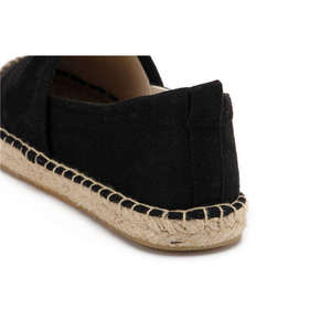 2024 Design personalizzato di fabbrica Super <span class=keywords><strong>espadrillas</strong></span> per le donne scarpe da pescatore con testa in <span class=keywords><strong>paglia</strong></span> di cristallo con chiusura quadrata a diamante - Product Image 4