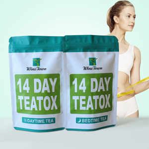 Winstwon 14 días teatox bebida adelgazante té de hierbas 14 días té de desintoxicación quemar suplemento rápido té adelgazante de etiqueta privada - Product Image 1