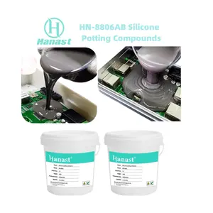 2024 High Thermal Conductivity Electronic 2 Components 1:1 Silicone Potting Compound For LED Components Pouring Sealant AB Glue