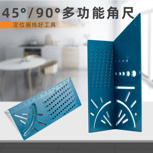 ZHCY Woodworking Angle <b>Gauge</b> 70X62X20Mm Multifunctional <b>Measuring</b> <b>Tool</b> For Precision Angles And Scribing - Product Image 4