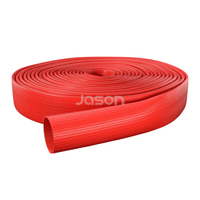 Tuyau d'incendie en toile de caoutchouc Jason haute pression 25mm 38mm 51mm 65mm 77mm 100mm 125mm 150mm 200mm avec toutes les raccords