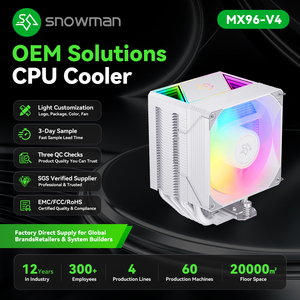 SNOWMAN nouveau Design CPU refroidisseur d'air 6 caloducs tour <span class=keywords><strong>radiateur</strong></span> <span class=keywords><strong>radiateur</strong></span> haute Performance PWM ARGB refroidisseur pour LGA1851 1700 AM AM4 - Product Image 1