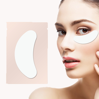 Patchs pour les yeux en gel bio sans peluches 2-en-1 jetables pour extensions de cils, soins des yeux, usage professionnel en salon