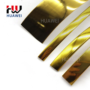 Huawei kim loại chải vàng trang trí keo nhựa trang trí cạnh dải băng vàng cho giường ghế sử dụng - Product Image 2