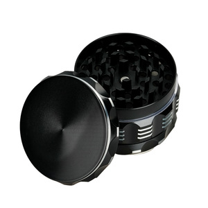 Broyeur manuel moderne en alliage de zinc à quatre couches de 63mm pour accessoires de fumer pour le tabac et les herbes - Product Image 2