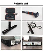 Micrófono de Condensador Cardioide con Cable Soundmark CX-500, Tamaño Pequeño, Conector XLR, Control de Volumen, Batería AA, Cable de Datos, 50-18kHz
