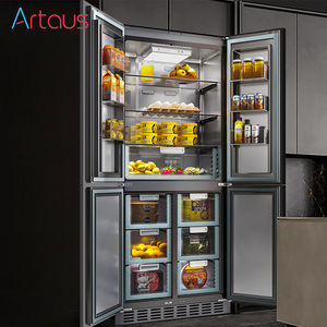 Built-in Cabinet <b>Refrigerator</b> Ready Bottom-mounted Frost-Free Stainless Steel Bottom Heat Dissipation French Four-Door Rea - Product Image 1