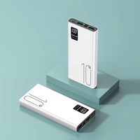Hochleistungs-Powerbank mit 10000mAh/20000mAh, PD 22,5W Schnellladung, 3 USB-Anschlüssen, LED-Anzeige, Handy-Ladegerät für Unterwegs