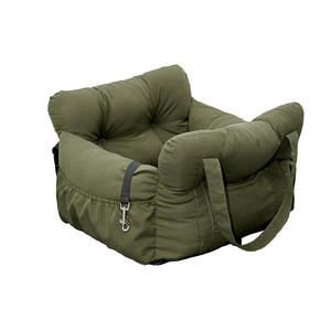 Siège <span class=keywords><strong>de</strong></span> voiture pour chien <span class=keywords><strong>de</strong></span> luxe, carré, solide, imperméable, écologique, motif dessin animé, surélevé, avec sangles <span class=keywords><strong>de</strong></span> sécurité, prêt pour le voyage - Product Image 5