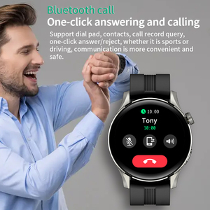 Reloj inteligente LC302, nuevo accesorio de pulsera resistente al agua con pantalla HD, monitor de frecuencia cardíaca, oxígeno en sangre y temperatura, multiesfera corona giratoria, BT - Product Image 4