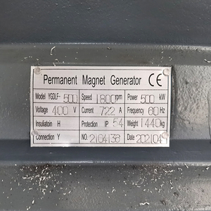 Alternateur industriel haute puissance, prix de vente direct du fabricant, générateur à aimants, alternateur YGDLF-500, générateur à aimants - Product Image 5