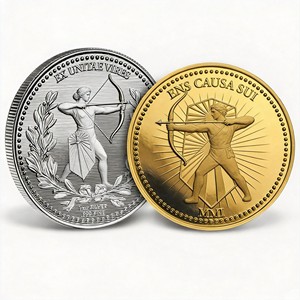 Monedas de desafío para atletas de <span class=keywords><strong>tiro</strong></span> con <span class=keywords><strong>arco</strong></span> modernos, artesanía metálica con relieve detallado, doble chapado, impresión UV, para aficionados al deporte de <span class=keywords><strong>tiro</strong></span> con <span class=keywords><strong>arco</strong></span> al aire libre - Product Image 1