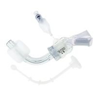 Tube de trachéotomie vétérinaire approuvé CE, équipement d'intubation respiratoire en silicone médical pour animaux