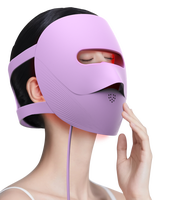 Masque facial sans fil en silicone personnalisé pour la thérapie par lumière rouge LED, masque de beauté pour le visage, thérapie par lumière 4D