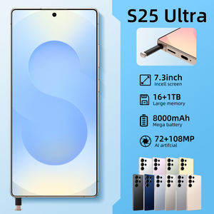 Teléfono Inteligente Ultra 5G S25 al por Mayor, Pantalla de 7.3 Pulgadas, 4K, Android, Doble SIM, CPU Deca Core, Reconocimiento Facial, 108MP, LTE, Desbloqueado para Todas las Operadoras - Product Image 3