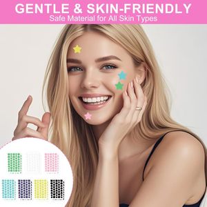 OEM Star Pimple Patches <b>Mirror</b> <b>Box</b> Portable Hydrocolloid Acne Removal Patches Customized Acne Patch - Product Image 3