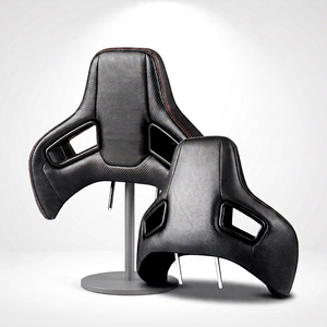 OEM Orifix Racing-Style PU Leather Headrest Lightweight Molded Foam Support <b>Plug</b> <b>Play</b> Custom Modified Car Seats SSCUS Model - Product Image 1