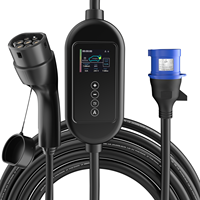 3.5kw 7.4kw 11kw 22kw type 2 ac chargeur ev avec câble de charge certifié ev 7kw chargeurs domestiques ev chargeurs rapides