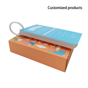 Ce chứng nhận bé THẺ <span class=keywords><strong>FLASH</strong></span> tùy chỉnh in ấn cảm giác nhận thức đào tạo không thấm nước xé kháng giấy với hộp lưu trữ - Product Image 3