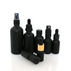 5Ml <span class=keywords><strong>10Ml</strong></span> 15Ml 20Ml 30Ml 50Ml 100Ml 200Ml Sang Trọng Râu/Tinh Dầu Đen Mỹ Phẩm Chai Với <span class=keywords><strong>Dropper</strong></span> Hoặc Spray <span class=keywords><strong>Cap</strong></span> - Product Image 1
