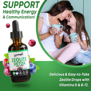 OEM Clinoptilolite Zeolite detoks tetes untuk anak-anak harian <span class=keywords><strong>Vitamin</strong></span> D <span class=keywords><strong>B12</strong></span> pengendali fokus tubuh suplemen kesehatan detoks pembersihan - Product Image 3