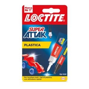 LOCTITE SUPER ATTAK PLASTICA 2gr+4ml - Product Image 1