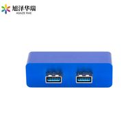 Conector Hermético Asaze Rae 2 USB3.0 USB2.0 Sellado Tipo D, Conector Hermético de Pasaje con Sellado Epóxico