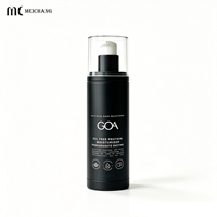 Flacon Airless Rechargeable PCR 50ml 80ml 100ml avec Cartouche à Visser par le Bas pour Emballage de Sérum Actif