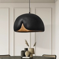 Lustre de restaurant style Wabi-sabi, luminaire suspendu minimaliste moderne pour chambre principale, lampe de salon artisanale de designer
