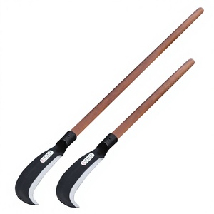 Falcetto Big Bend Chai Dao in Acciaio ad Alto Contenuto di Manganese, Forgiato a Mano, Alta Durezza, per Potatura Agricola e Taglio Legna, Doppio Uso - Product Image 1