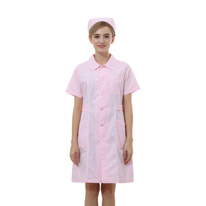 Camice da laboratorio medico da donna a manica corta di alta qualità con Logo personalizzato uniformi chirurgiche per cliniche ospedaliere progettate per medici - Product Image 2