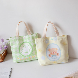 Dessin animé <span class=keywords><strong>sac</strong></span> fourre-tout toile école filles mignon concepteur mode fantaisie sacs à main en gros pas cher <span class=keywords><strong>sac</strong></span> à main à la mode sacs à main 2024 - Product Image 3