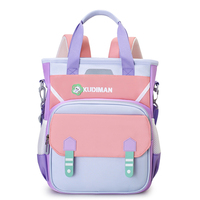 Sac à dos scolaire imperméable de style britannique tendance avec fermeture éclair pour étudiants, grande capacité, bretelles arquées – Conception portable