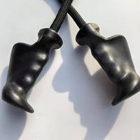 Accessoires de fitness : Corde ergonomique pour triceps, barre de traction dorsale, barre de tirage haut, barre de rame, barre latérale en nylon Cloudoo