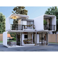 Maisons modulaires de luxe modernes de haute qualité à prix avantageux de 20 pieds et 40 pieds, pour hôtel, bureau, utilisation en cabine Apple, maison en conteneur