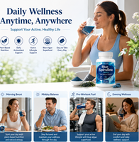 Comprimés de Spiruline Bleue Marque Privée OEM/ODM 0,7g Chaque 120 Comprimés – Complément Alimentaire pour le Soutien Métabolique et la Gestion de la Santé